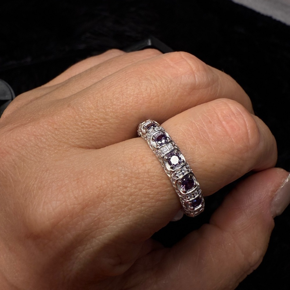 Bomb Party size 10 ring .925 solid sterling silver - Picture 6 of 6